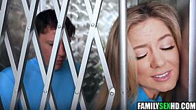 stepdad and stepbro fuck fantastic stepdaughter 3some wild!