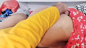 Hotel quickie turns rough as chubby desi girlfriend shahana moans in doggystyle creampie