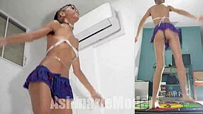 wanna peek braless upskirt no panties dance revolution?