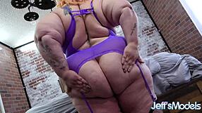 BBW Natalie Kinky Shakes Big Ass Big Natural Tits Curvy Body Fat With Huge Toys Solo