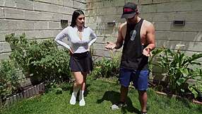 Karina Miller Gym TRAINING Turns to STUDENT Doggystyle PUSSY Ride Creampie