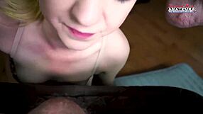 i love keyton petite blonde sloppy rimjob deepthroat cum swallow