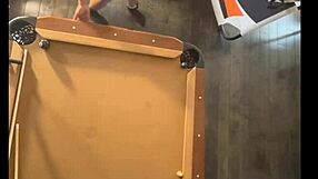 Cheerleader Slams Big Black Cock at Pool in Doggystyle