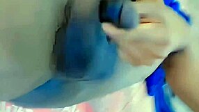 small cock sissy pisses in cage while feminized and humiliated close up