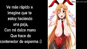 My first joi cei in spanish, obey asuna now