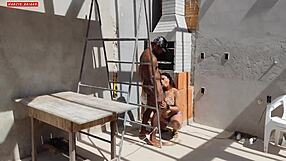 Churrasqueira girl rips clothes takes full bbc anal pounding brazilian