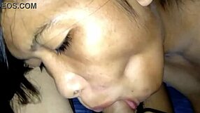 shaved tight wet pussy creampied hard by horny stud 1on1 pounding