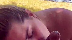 ever swallow your cum in the park like her?
