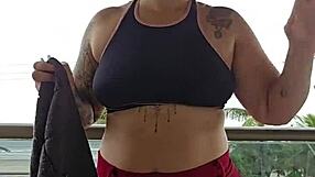 Heart-Pounding Balcony Thrill Flashing Skirts and Bare Asses Below