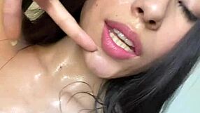 hot latina teen dances naked shaking her big ass twerking and spreading asshole for you