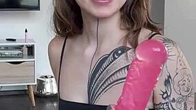 backstage teasing the tattooed teen with toys