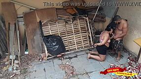 gordinha's juicy ass takes bareback anal creampie from brother-in-law in abandoned house