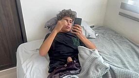 My Tiny Stepsister Sneaks In and Catches Me Jerking to Her Pics!