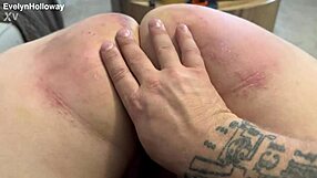 damn that wheelbarrow spanking fingering paddle on her big ass