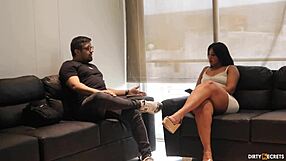 Mother in law with glasses and dress rides stepson's cock cowgirl tight pussy