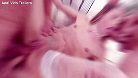 watch eveline dellai take three bbc and bwc for deep anal dap gapes and swallow