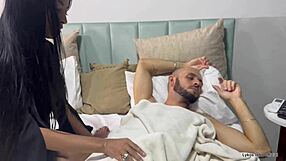 Woke up to wife's sister deepthroating my huge black cock balls deep