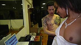 hot secretary seduces boss for raw bareback pounding in office