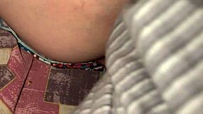 stepdad rips panties off sleeping teen and creampies her pussy multiple times close up