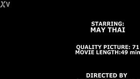 May Thai's DAP Squirt Fest: 4on1 ATM Gapes, Farts, Creampie, Swallow in Heels and Tattoos