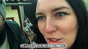 Girl blogger bends over big ass for homeless man's monster cock doggystyle pounding