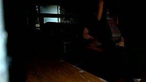 we sneaked downstairs and i took his cum deep inside my latina milf pussy