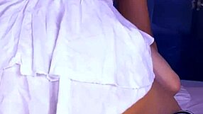 Shy college teen rides prof cocks to pass classes 🔥🍆📚