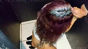 A Loira Argentina Sucks Gloryhole Cock to Milk Every Drop