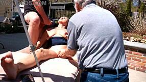 amazing mature candi annie slut devours all cocks in wild outdoor mmmf orgy preview