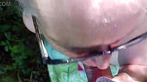 imagine this sexy mature bbw just sucking cock deep in the forest... want some?