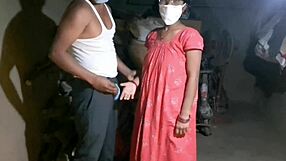 Village Bhabhi Overwhelmed by Room Owner's Rough Hardcore Thrusts