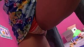 Mommy Milf in Fishnets and Heels Takes 18+ Teen's Cock Deep in Gaping Ass Fuck!