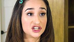 why's my angry stepdad forcing his cock down stepdaughter's throat?