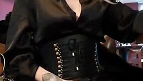 free teaser of pub dildo play and squirting orgasm in london