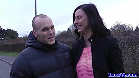 British Milf Stockinged Doggystyle Bent Over Facial Cum Heels