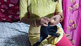 Desi Indian Bhabhi Rides Devar's Cock Hard While Hubby Is Away