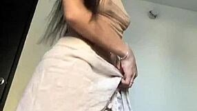 hot latina teen dances naked shaking her big ass twerking and spreading asshole for you