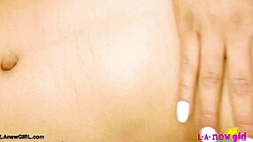 wanna see this brunette model strip her petite body for daddy's pov massage?