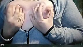 Italian small tits massage play