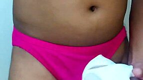 I'm stroking hard in these erotic panties...