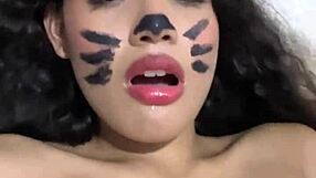 what if her tight pussy met that massive cock in the suit?