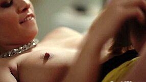 pretty blonde babe facesits stepsis pussy while kissing and sucking