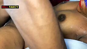 Curvy Ebony Girlfriend Screams and Squirts Buckets in Intense Missionary on Bed