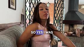 big-ass brazilian babe deepthroats swallows cum in hot pov casting