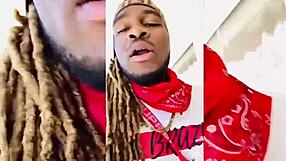 Daddy cums on friend's huge ebony ass making pussy drip compilation