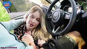 a dick hunter stranger jerked me off in the forest till i came on her tits