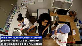 Spy Cam Grabs Mia Sanchez's Petite Latina Pussy Spread in Gyno Exam by Doctor