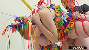 they took this slutty sweetie to butthole asylum for brutal anal ass licking pain