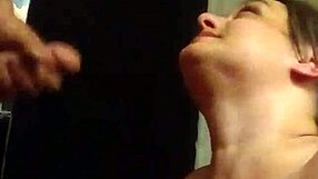 pornnapplepie chokes on cock deepthroats gags spits sloppy for lover