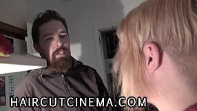 Haircutcinema.com: How Does She Dominate Him Using Haircuts in Femdom Bondage?